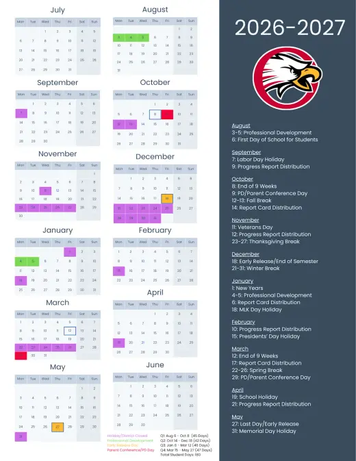 Ocs 2026–2027 Academic Calendar Page 2