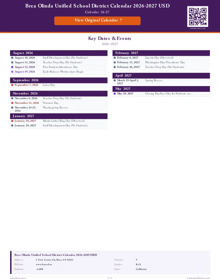 2026–2027 Calendar · Page 2