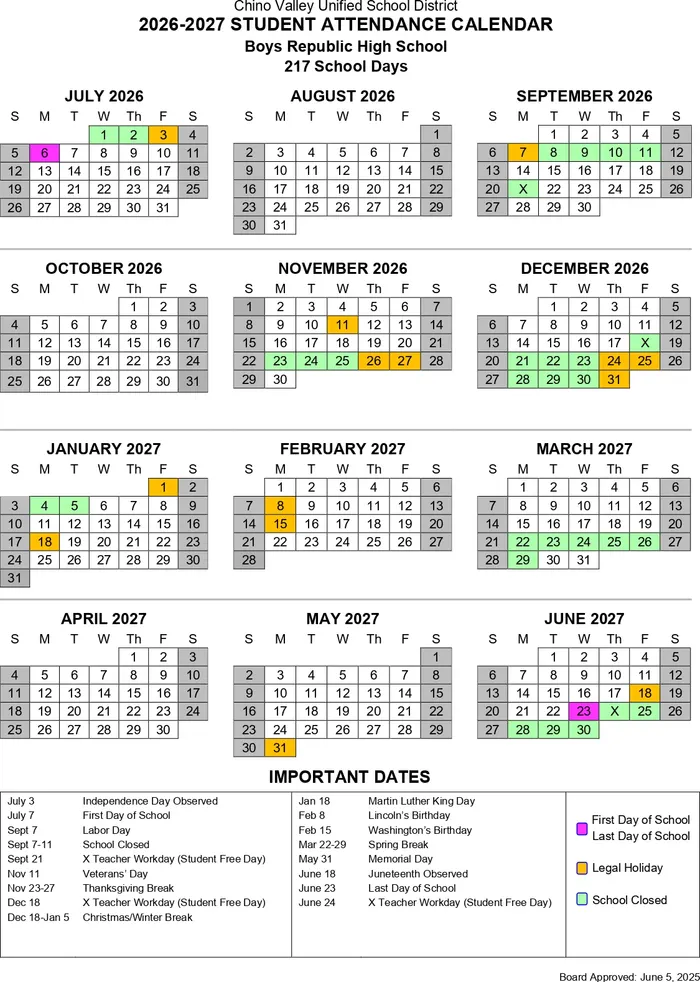 2026–2027 Calendar · Page 3