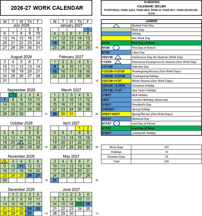 2026–2027 Calendar · Page 3