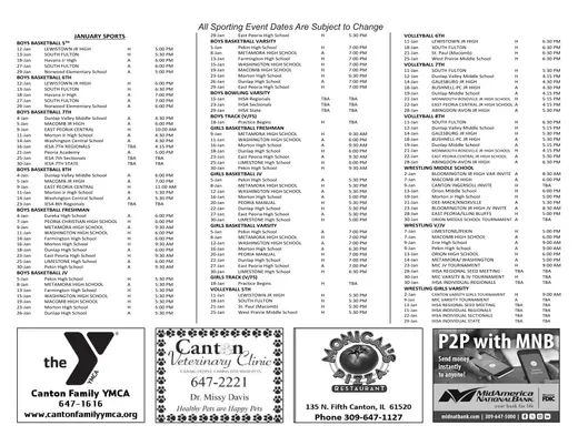 Canton Union School District #66 2026–2027 Academic Calendar Page 12