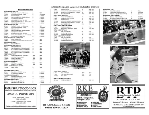 Canton Union School District #66 2026–2027 Academic Calendar Page 27