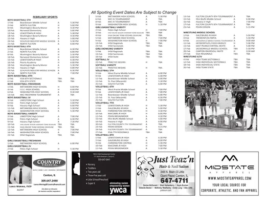 Canton Union School District #66 2026–2027 Academic Calendar Page 32