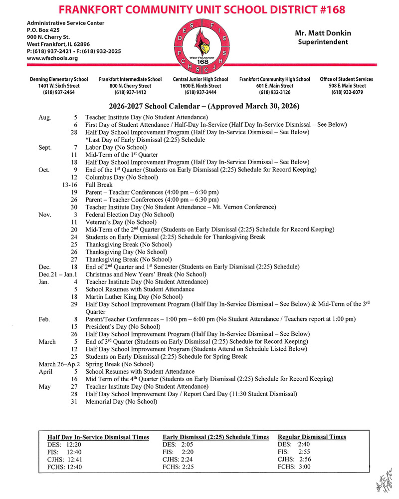 2026–2027 Calendar · Page 2