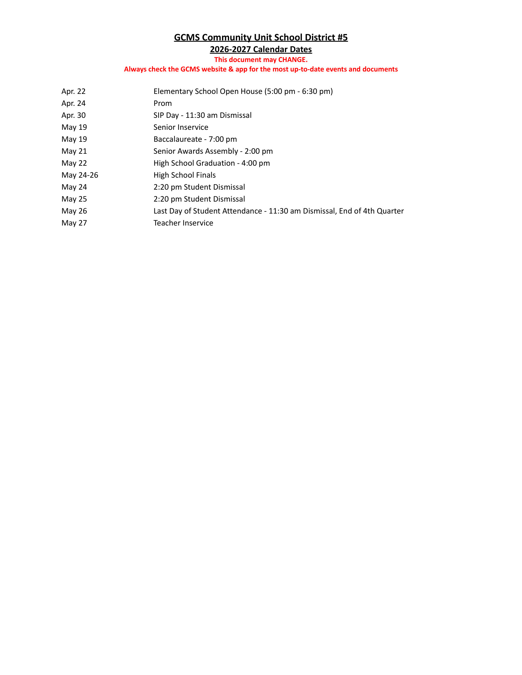 2026–2027 Calendar · Page 2