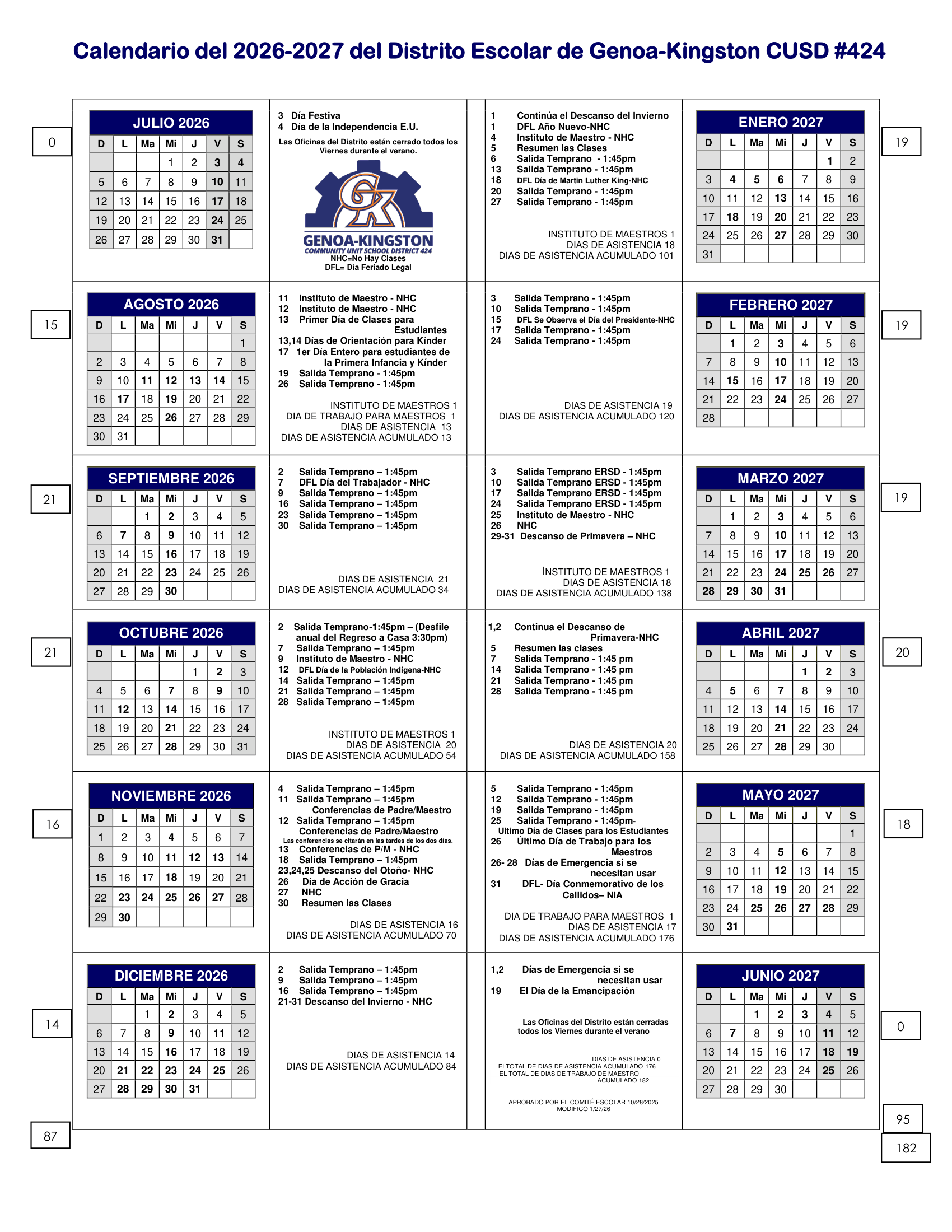 2026–2027 Calendar · Page 2