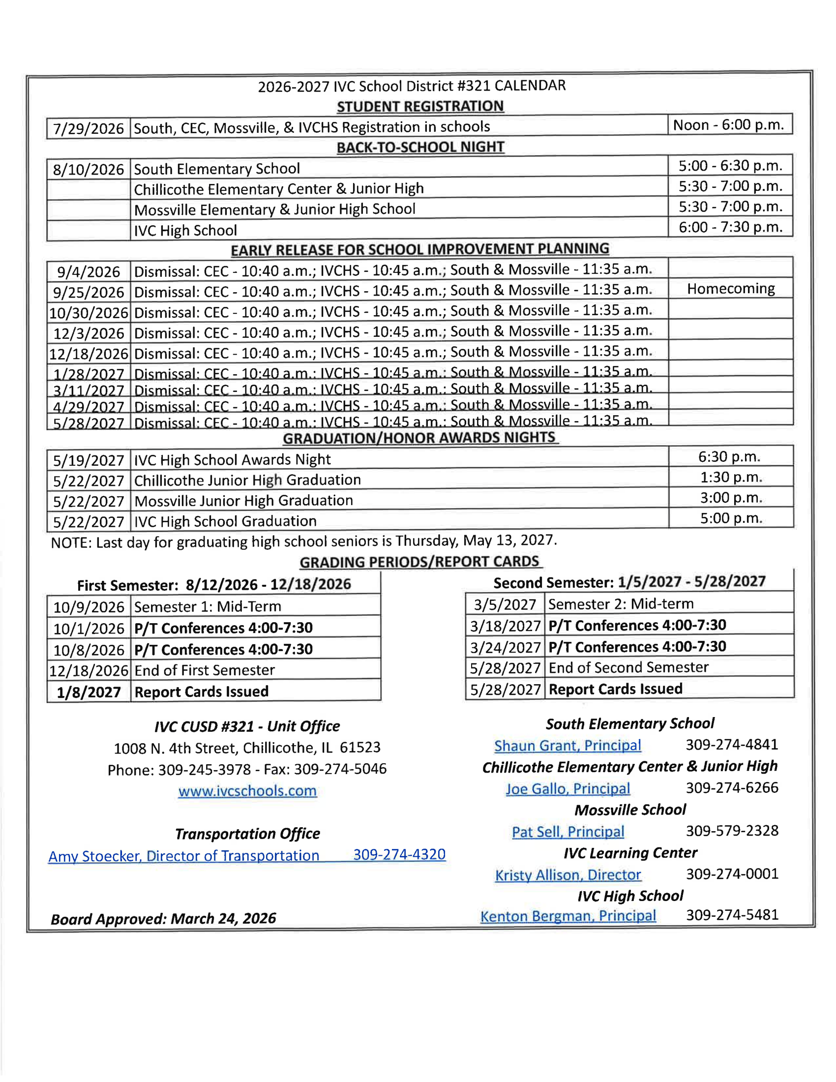 2026–2027 Calendar · Page 2