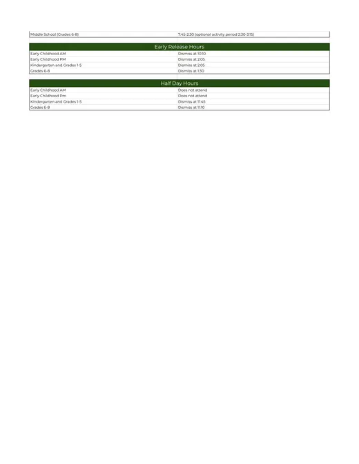 Kildeer Countryside Community Consolidated School District 96 2026–2027 Academic Calendar Page 2