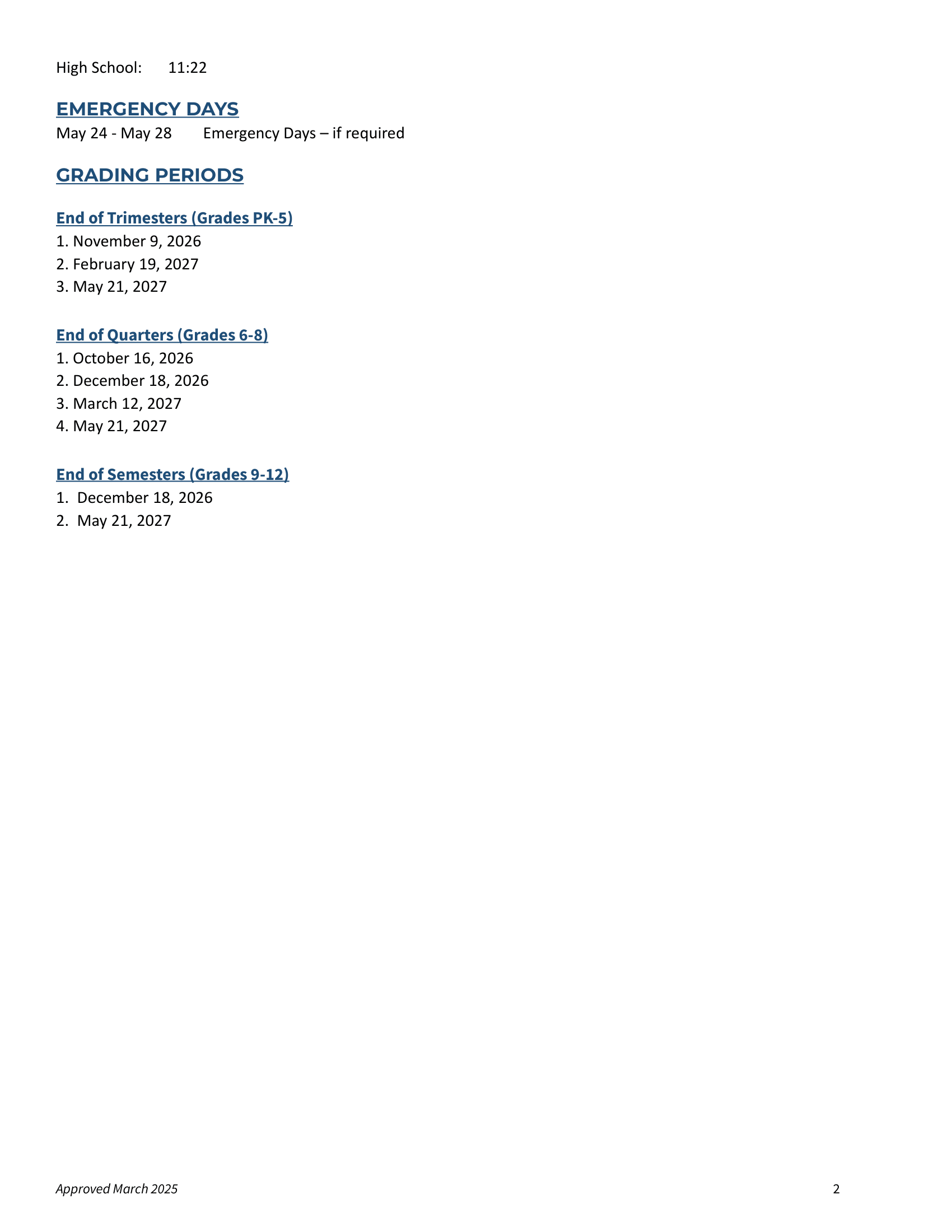 2026–2027 Calendar · Page 2