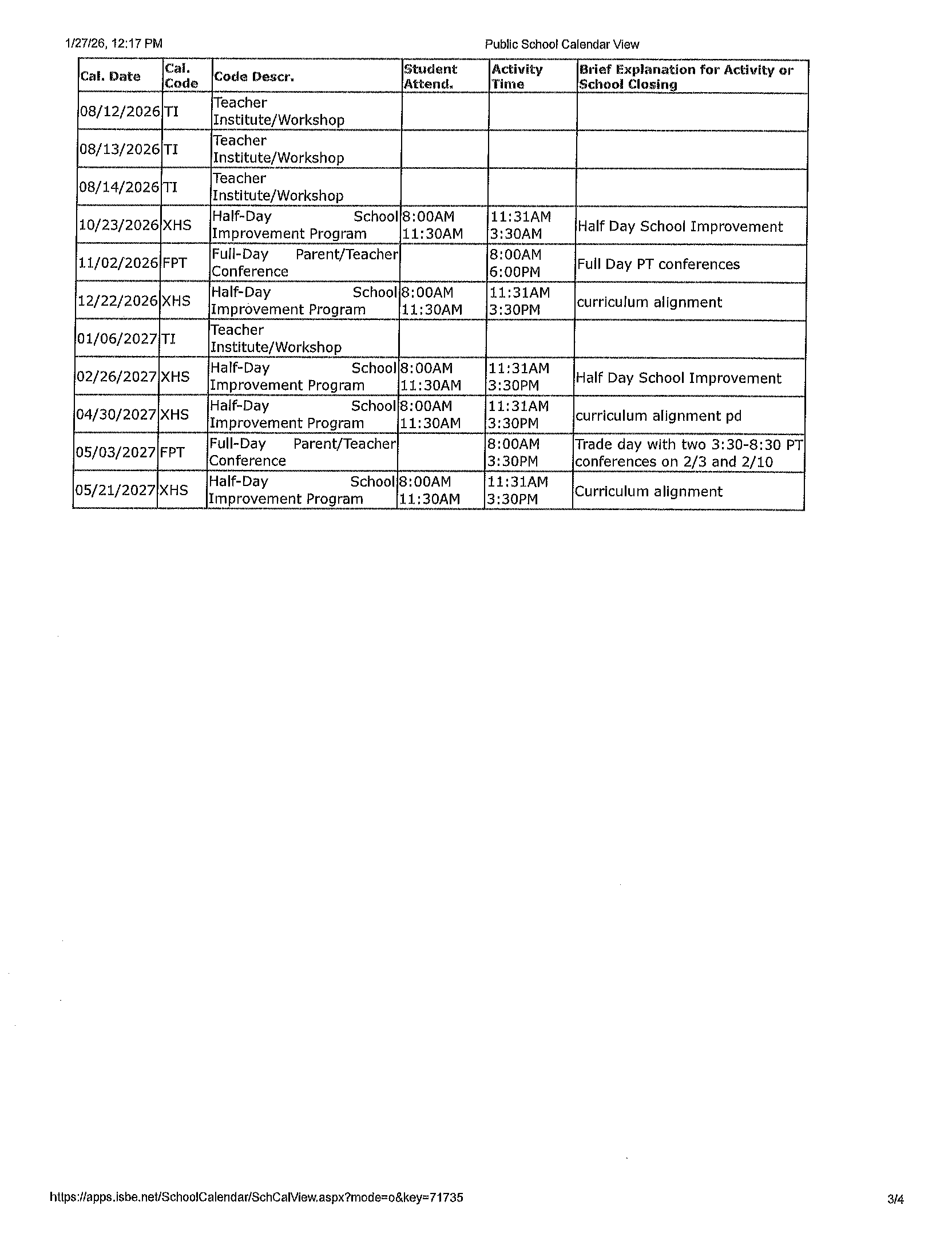 2026–2027 Calendar · Page 2