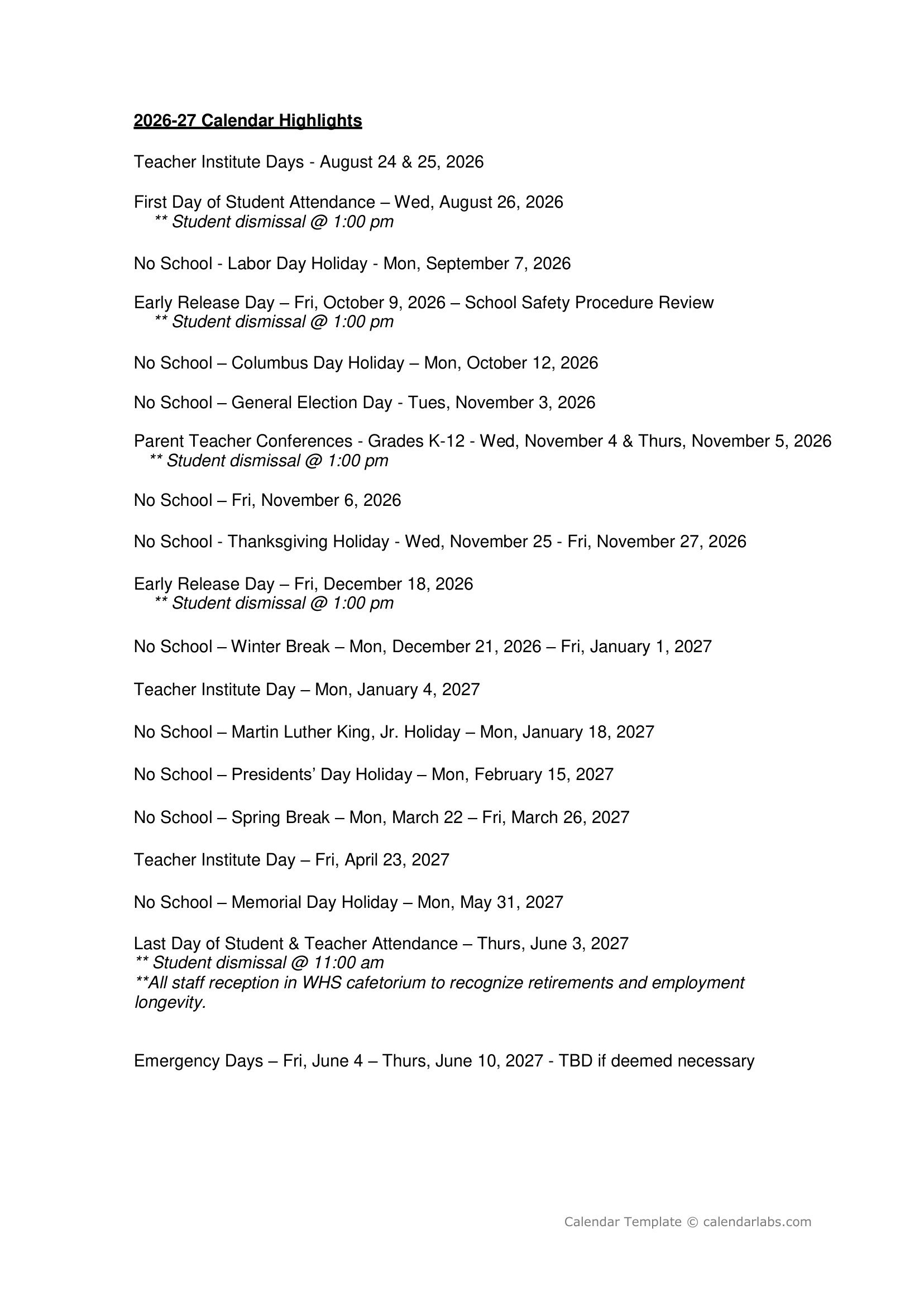 2026–2027 Calendar · Page 2