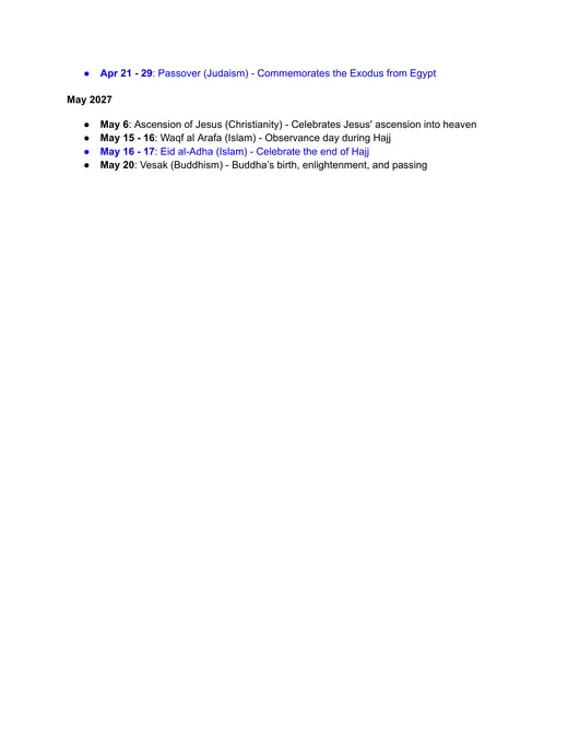 Carmel Clay Schools 2026–2027 Academic Calendar Page 4