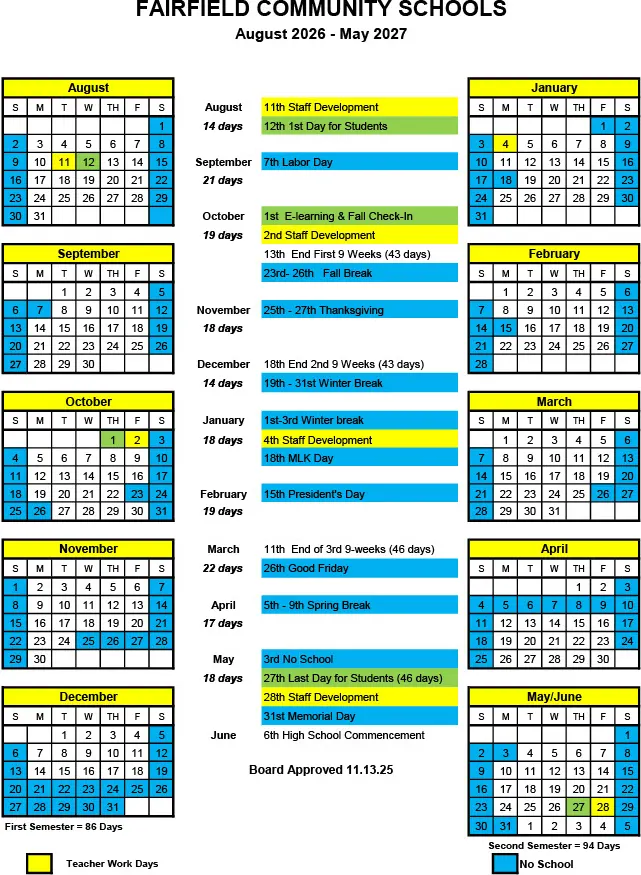 2026–2027 Calendar · Page 2
