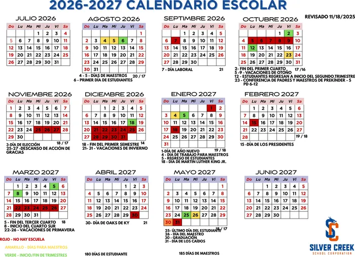 2026–2027 Calendar · Page 2