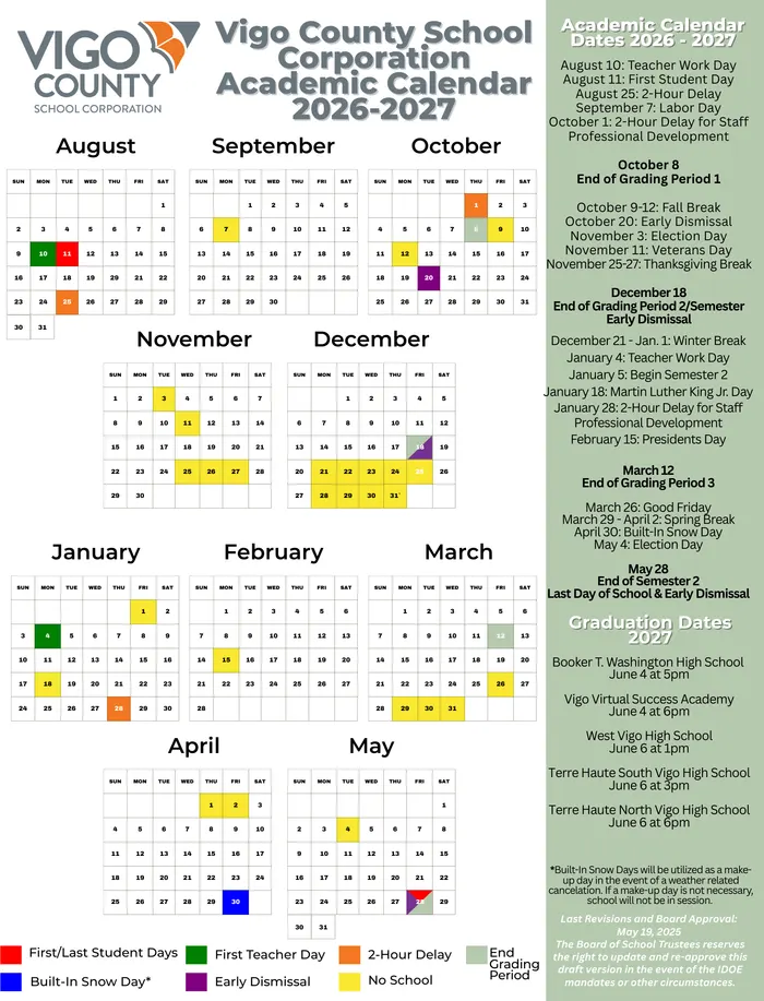 2026–2027 Calendar · Page 2