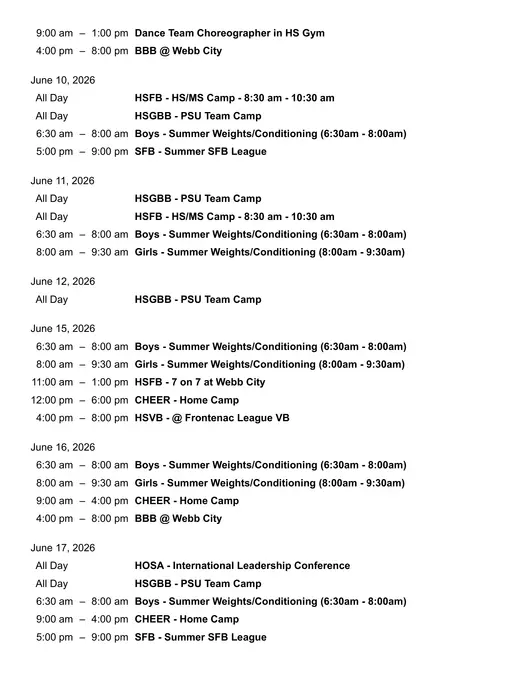 Girard USD 248 2025–2026 Academic Calendar Page 2