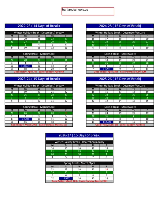 Common Calendars 2026–2027 Academic Calendar Page 1