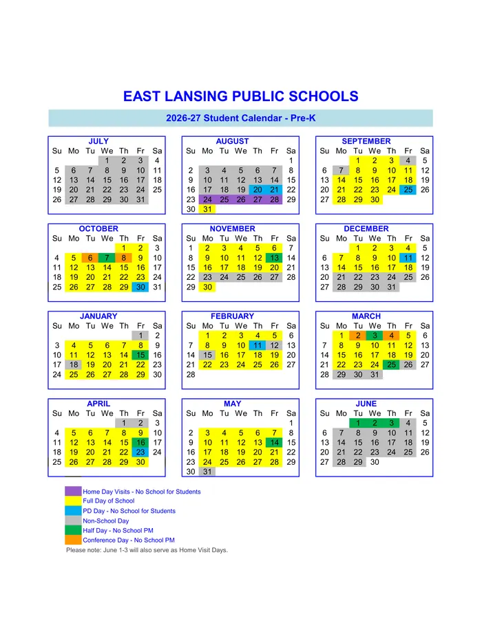 2026–2027 Calendar · Page 2