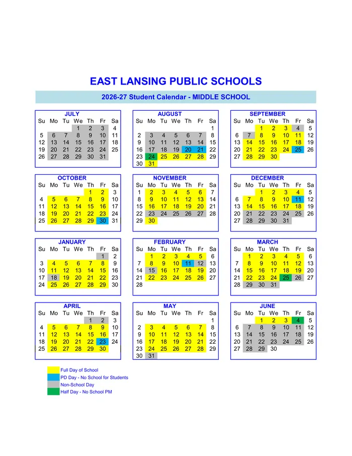 2026–2027 Calendar · Page 6