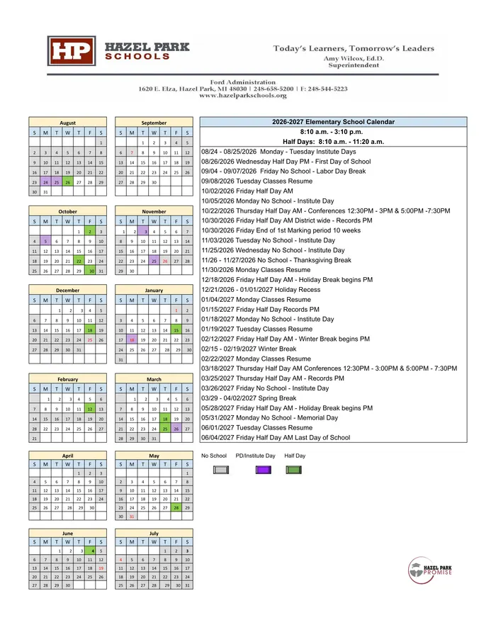 2026–2027 Calendar · Page 3