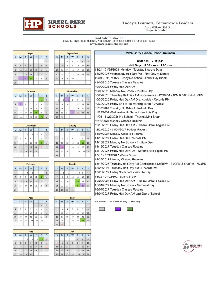 2026–2027 Calendar · Page 4