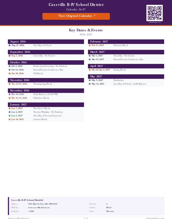 2026–2027 Calendar · Page 2