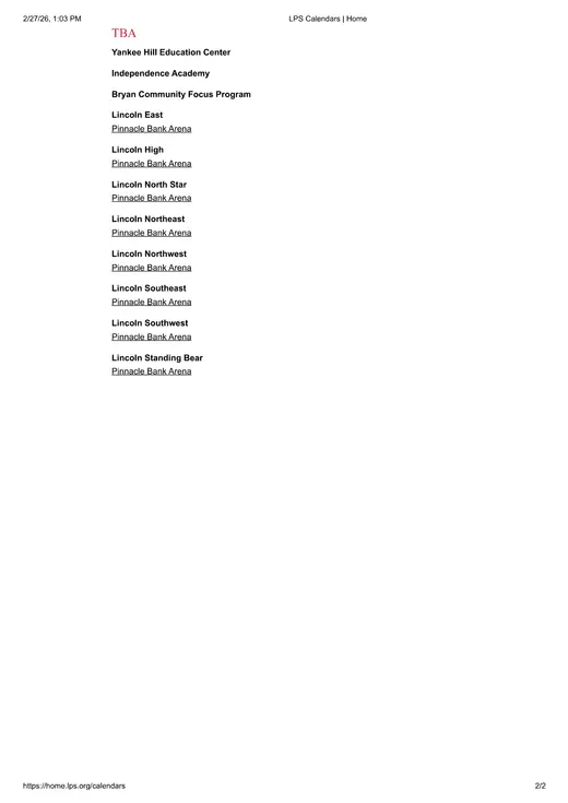 LPS 2026–2027 Academic Calendar Page 2