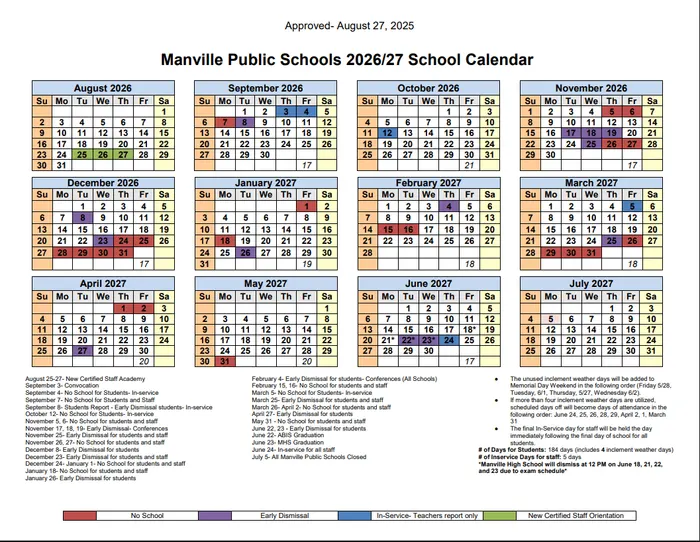 2026–2027 Calendar · Page 2