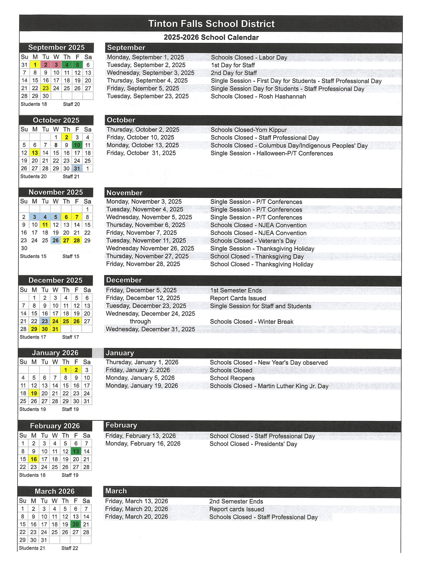 2025–2026 Calendar · Page 3