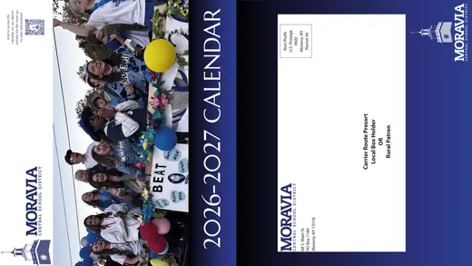 Moravia Central School District 2026–2027 Academic Calendar Page 2