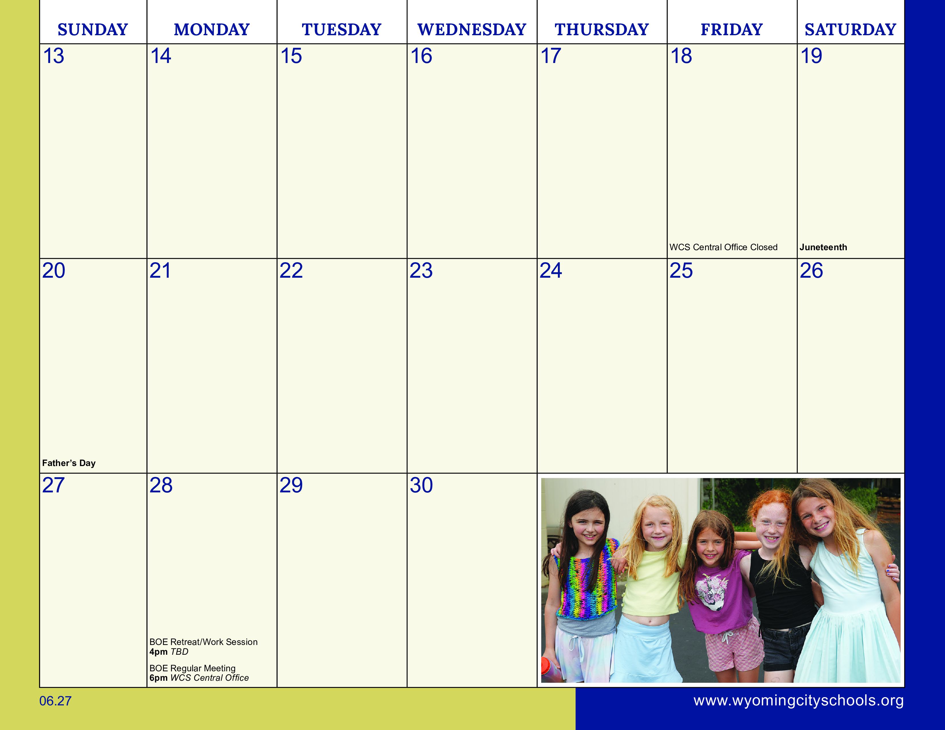 2026–2027 Calendar · Page 2