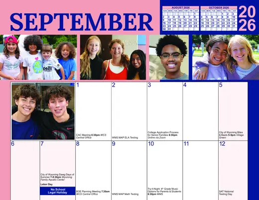 Wyoming City Schools 2026–2027 Academic Calendar Page 15