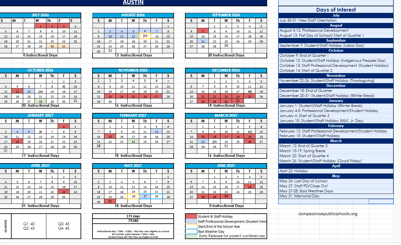 2026–2027 Calendar · Page 2