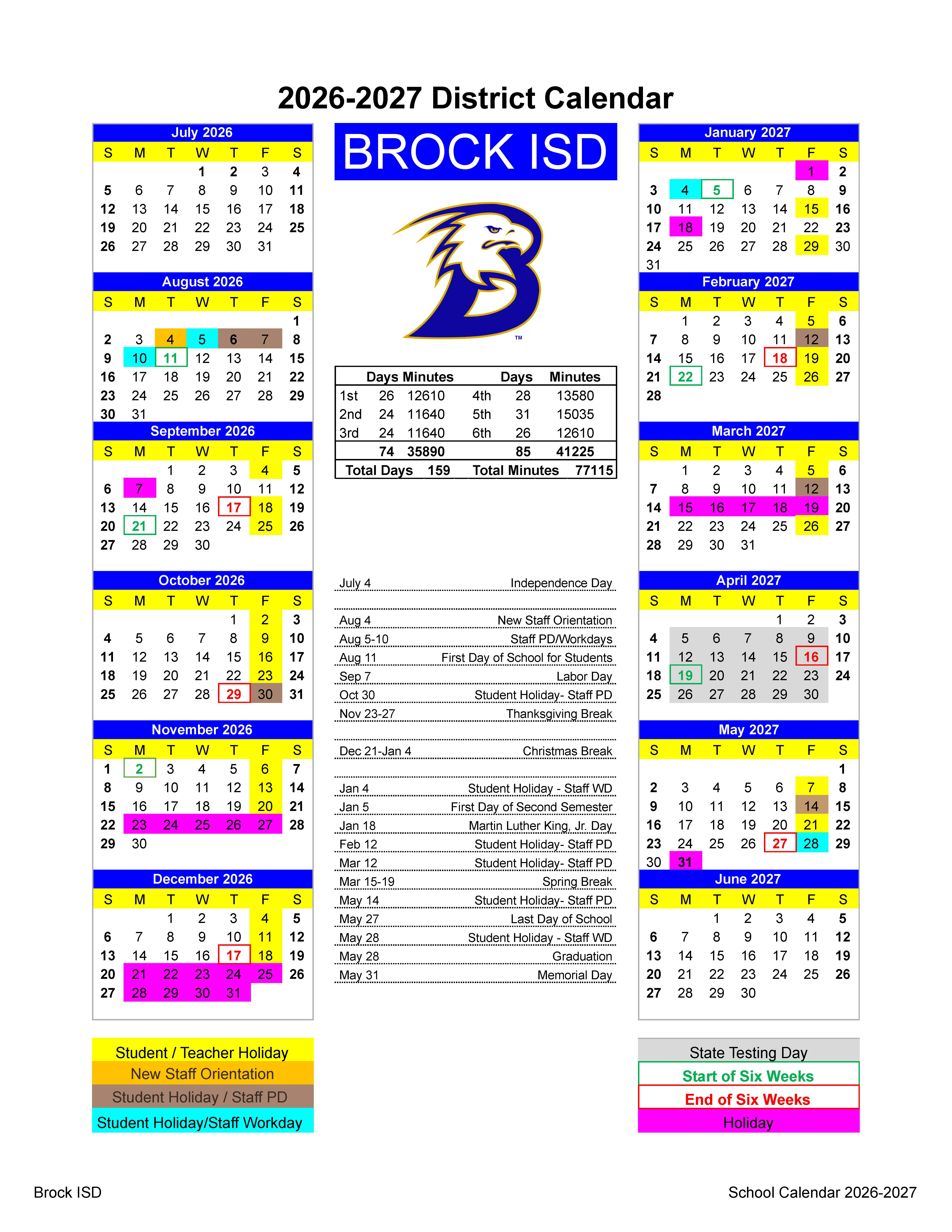 2026–2027 Calendar · Page 2