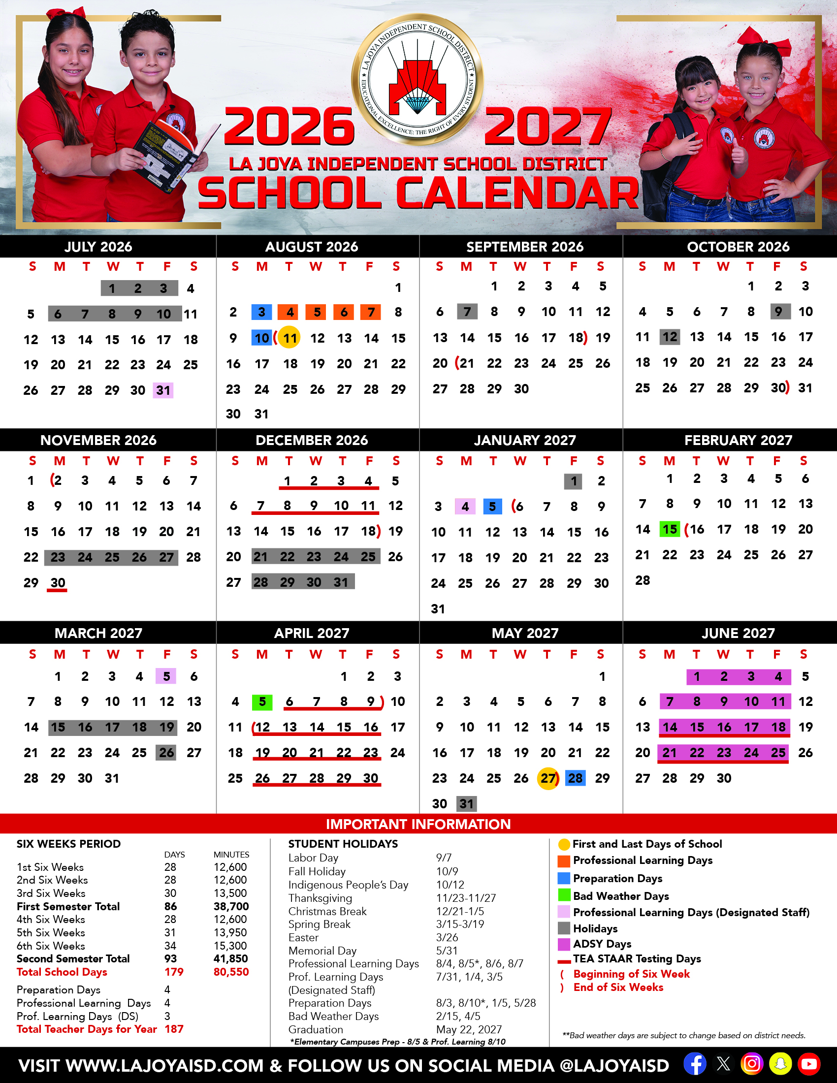 2026–2027 Calendar · Page 2