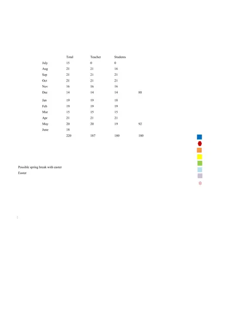 Roma Independent School District 2026–2027 Academic Calendar Page 2