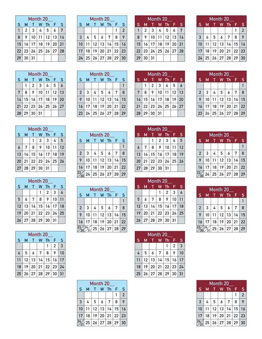 Mercer Island School District 2026–2027 Academic Calendar Page 2
